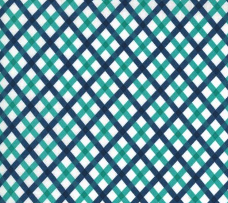 Plaid in Teal - Weave & Woven