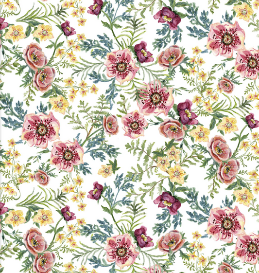 Forest Florals in Pink - Weave & Woven