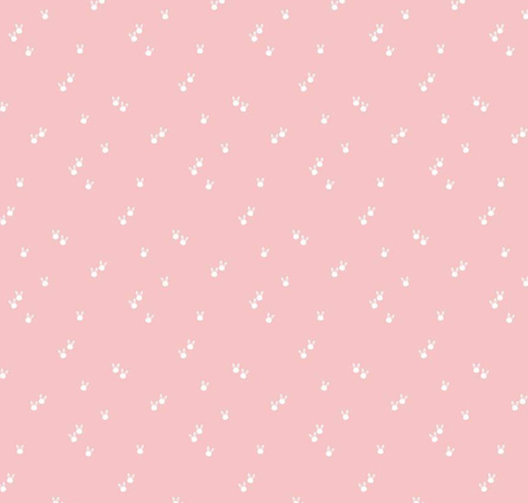 Bunny Dots on Pink - Weave & Woven