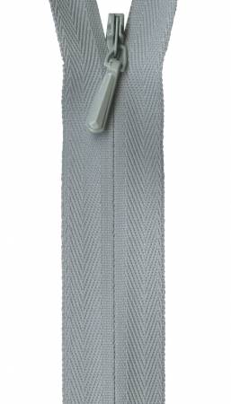 Invisible  9" Zipper in Pearl Grey - Weave & Woven