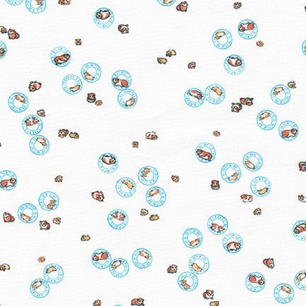 Small Hamsters on White - Weave & Woven