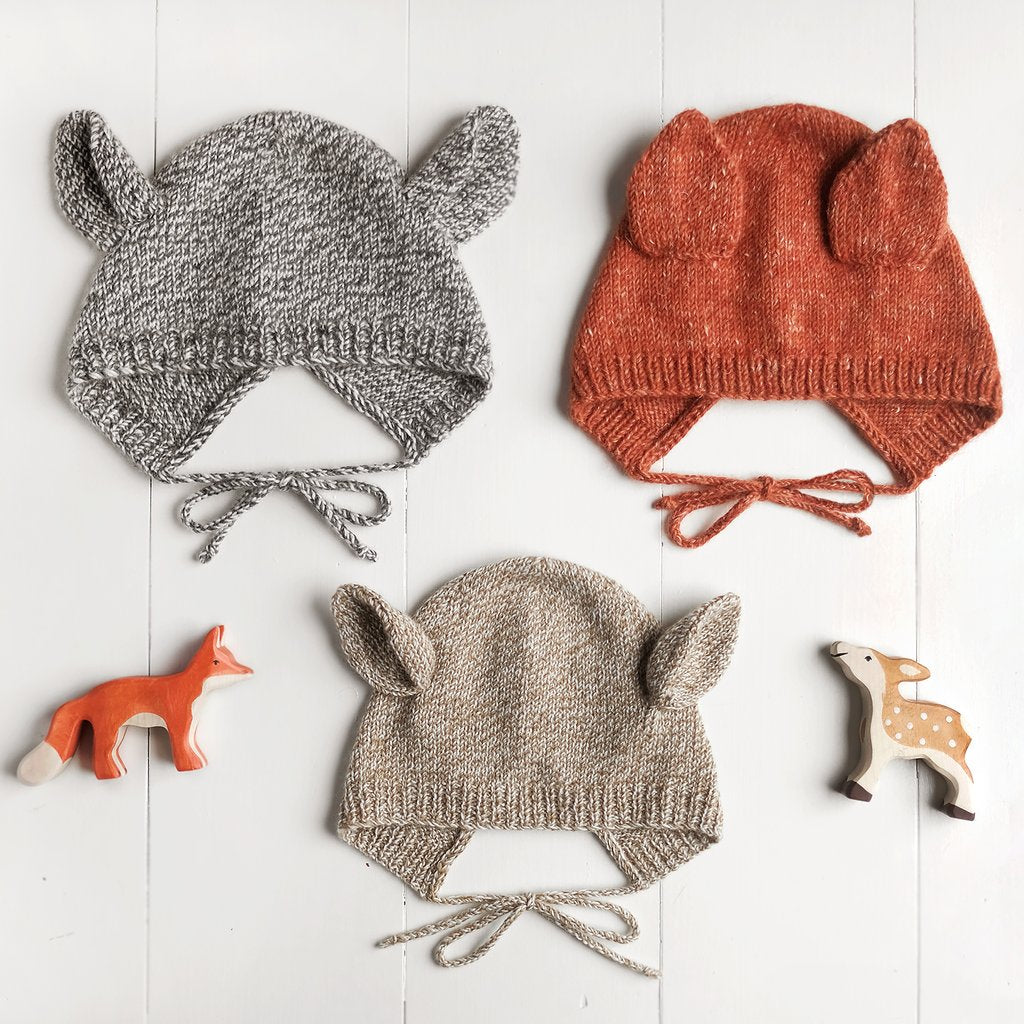 Baby + Child Animal Bonnet Knitting Pattern - Weave & Woven