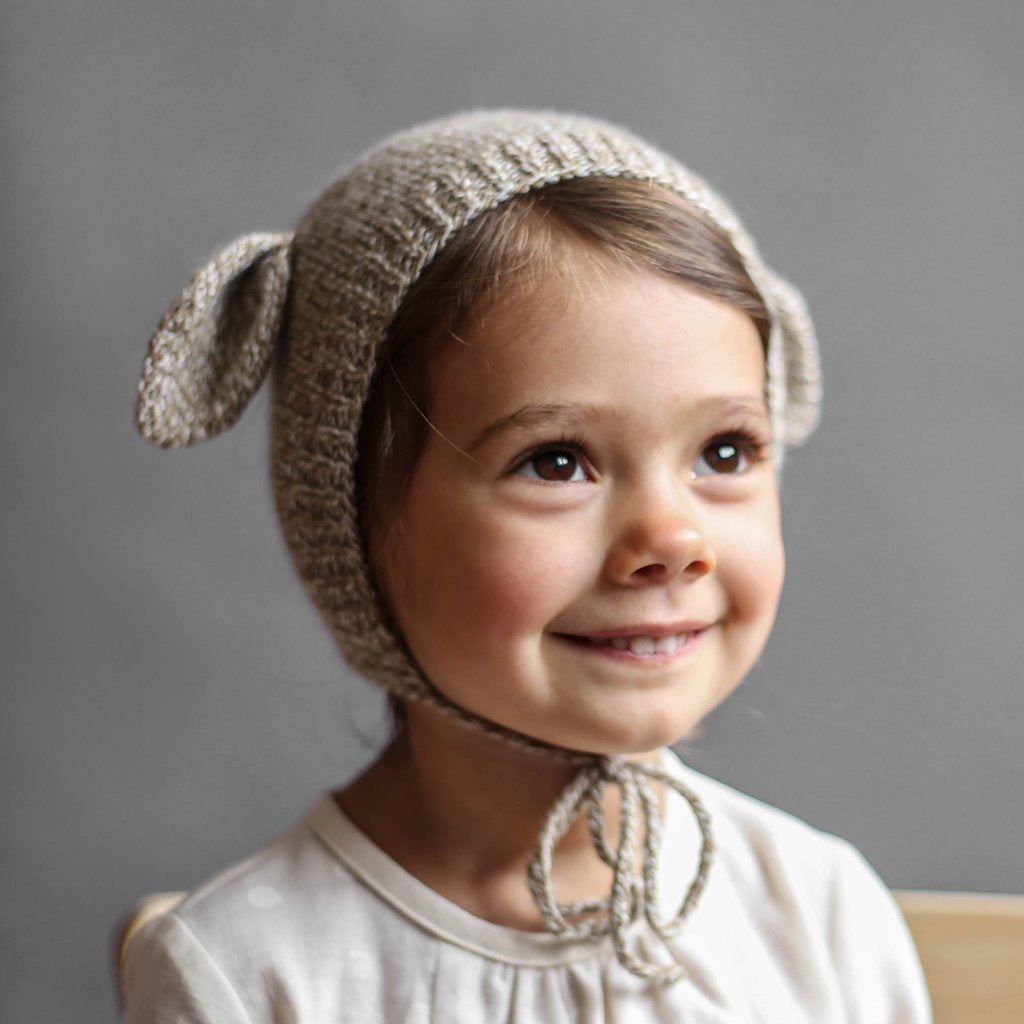 Baby + Child Animal Bonnet Knitting Pattern - Weave & Woven