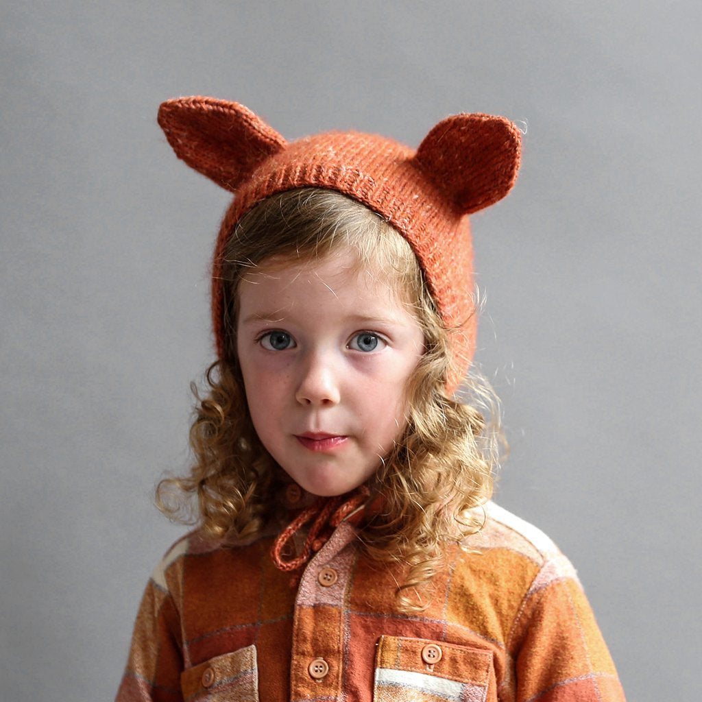 Baby + Child Animal Bonnet Knitting Pattern - Weave & Woven