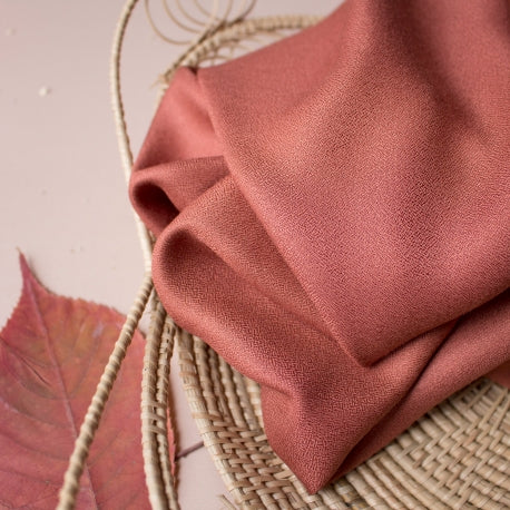 Chestnut | Viscose Crepe Fabric - Weave & Woven