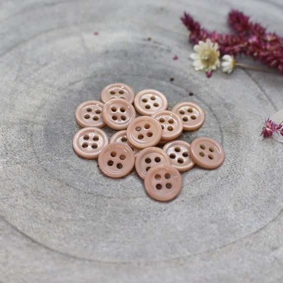 Bliss Buttons in Maple | 9mm - Weave & Woven