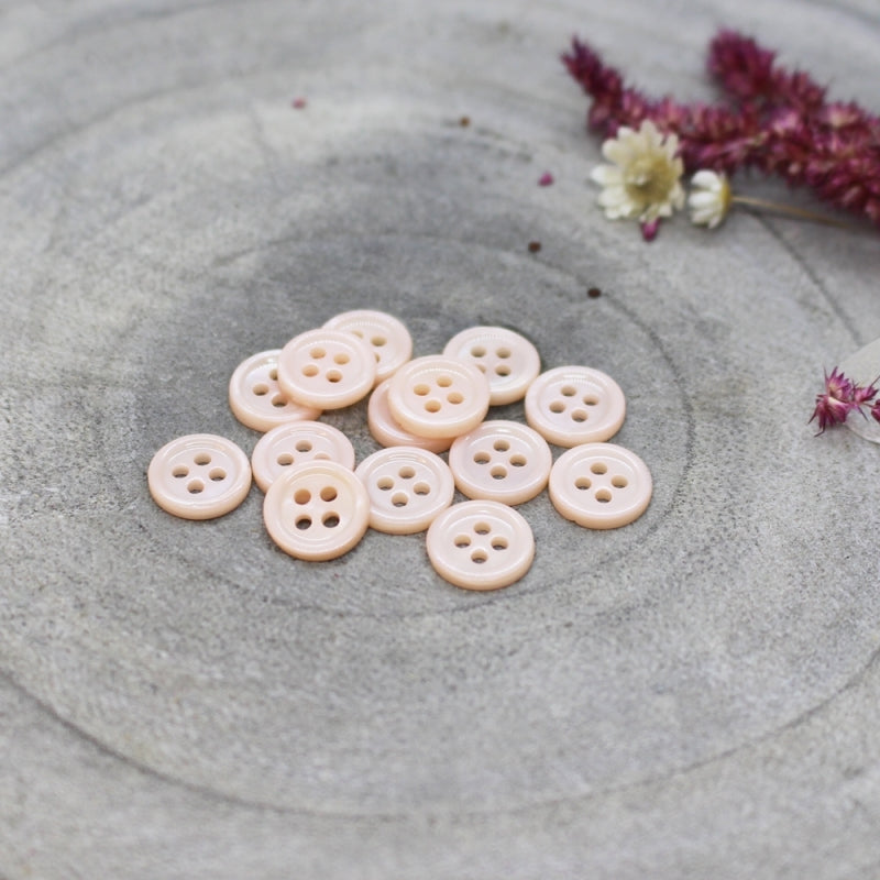 Bliss Buttons in Powder - Weave & Woven