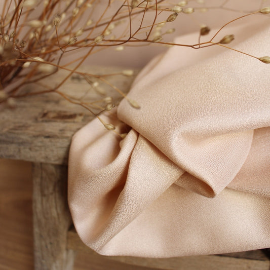 Blush | Viscose Crepe Fabric - Weave & Woven