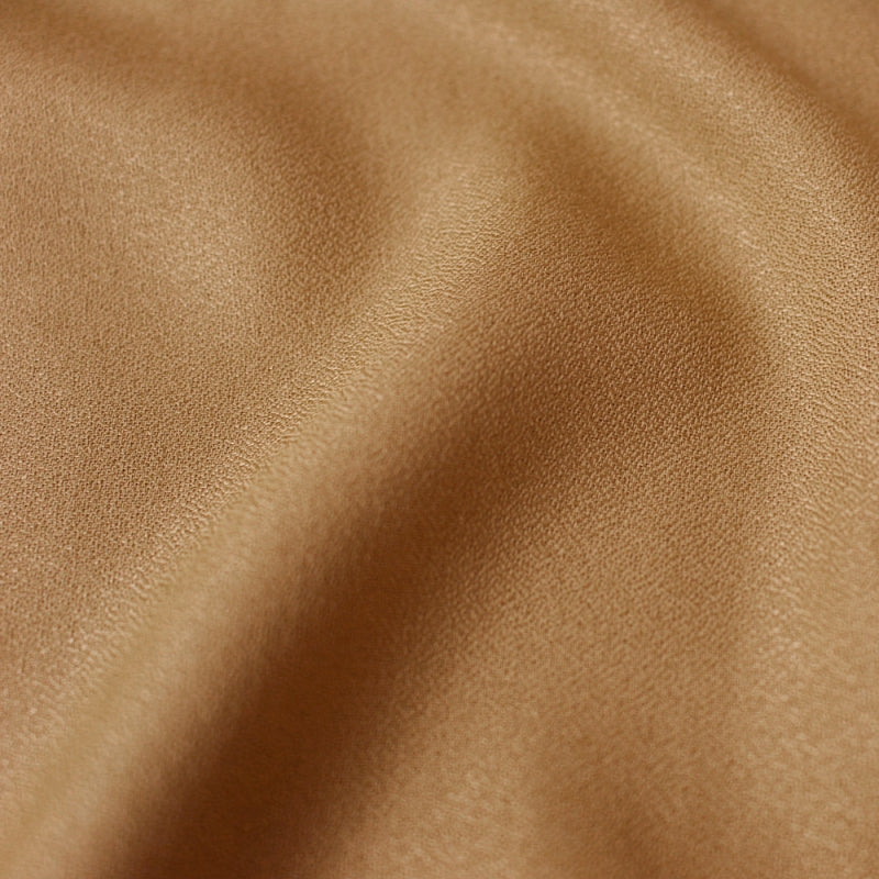 Ochre | Viscose Crepe Fabric - Weave & Woven