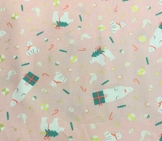 Polar Magic Bears | Metallic Gold | Remnant 34" - Weave & Woven