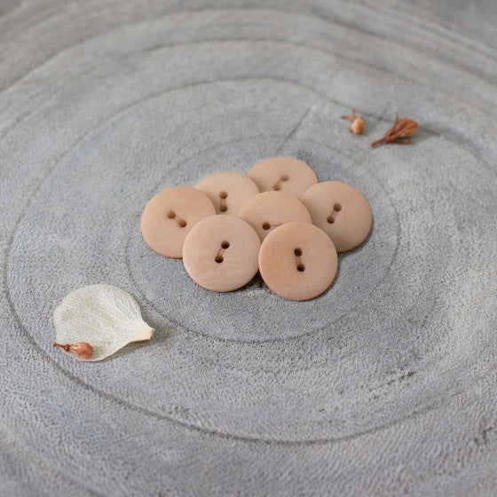 Palm Buttons in Maple | 15mm - Weave & Woven