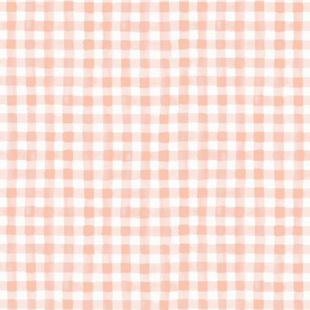 Painted Gingham in Blush - Weave & Woven