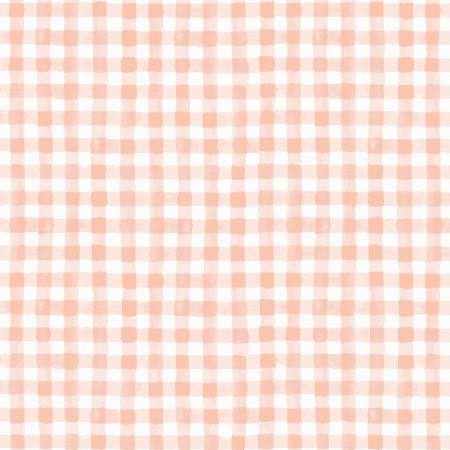 Painted Gingham in Blush - Weave & Woven