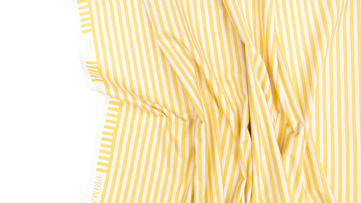 Cabana Stripe in Yellow - Weave & Woven