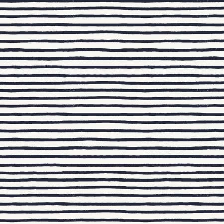 Stripes in Navy - Weave & Woven