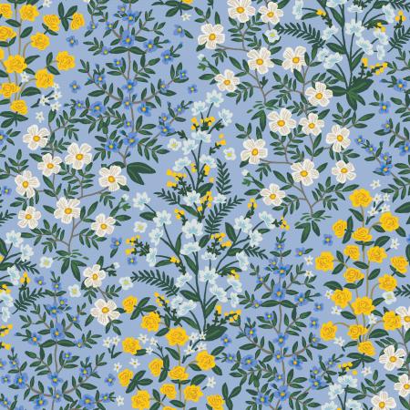 Wildwood Gardens on Blue | Canvas - Weave & Woven