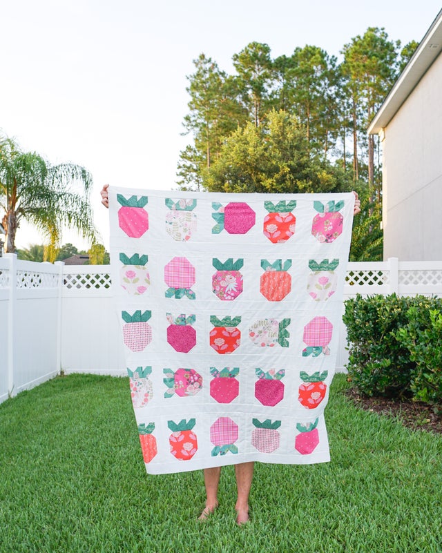 Strawberry Fields Quilt Pattern - Weave & Woven