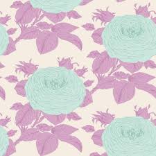 Grandma's Roses in Lilac - Weave & Woven