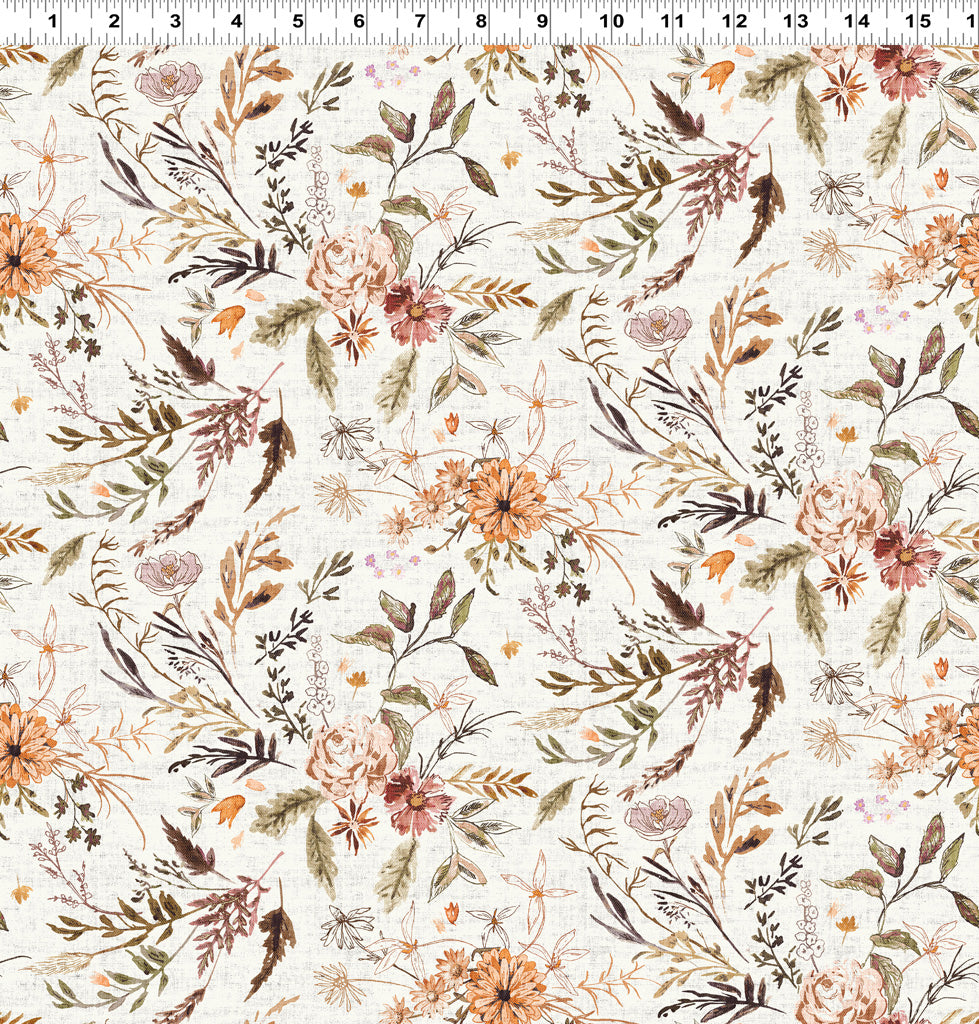 Country Garden in Pale Gray | Remnant 13"